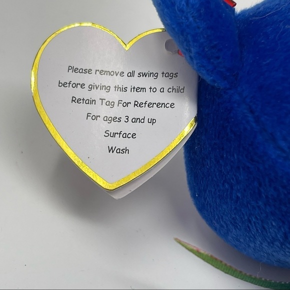 Ty Beanie Baby Official Club Bear "Clubby" July 7,1998 - Picture 6 of 8